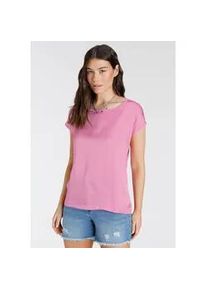 Shirtbluse Laura Scott Gr. 36, pink (hellpink) Damen Blusen aus Satin und Jersey