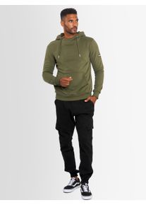 Herren Kapuzenpullover "ASCalgarii", grün, Gr. XL, Alessandro Salvarini, Obermaterial: 65% Baumwolle, 35% Polyester, Pullover