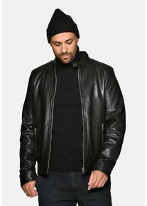JCC Herren Bikerjacke "31020355", schwarz, Gr. 52, Obermaterial: 100% Leder, Lamm / Futter: 100% Baumwolle / Ärmelfutter: 100% Polyester, Jacken