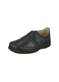 Natural Feet Herren Klettschuh "Korbin XL", Gr. 40, schwarz, Leder, Synthetik, casual, Schuhe, mit atmungsaktivem Innenfutter