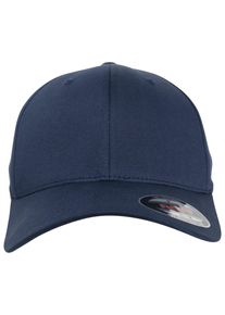 Flexfit Damen Flex Cap "Flexfit Unisex Flexfit Organic Cotton Cap", blau, casual, Gr. S, unifarben, 98% Baumwolle, 2% Elasthan, Caps