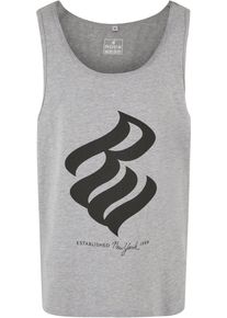 Rocawear Damen Tanktop "Rocawear Herren Rocawear Basic Tanktop", grau, Gr. 5XL, bedruckt, 100% Baumwolle, Tops