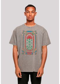 F4NT4STIC Herren T-Shirt "Stranger Things Rose Window Netflix TV Series", grau, casual, Gr. XL, Obermaterial: 100% Baumwolle, Shirts, Premium Qualität