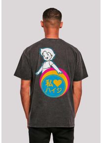 F4NT4STIC Herren T-Shirt "Heidi Heroes of Childhood", schwarz, casual, Gr. S, Obermaterial: 100% Baumwolle, Shirts, Nostalgie, Retro Print,