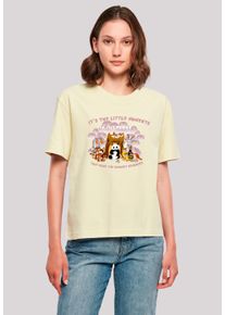 F4NT4STIC Damen T-Shirt "Heroes of Childhood Tao Tao Childhood Memories", gelb, casual, Gr. M, Obermaterial: 100% Baumwolle, Shirts, Retro, Heroes of