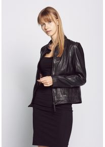 Maze Damen Lederjacke "Marcie", schwarz, Gr. L, Obermaterial: 100% Lammleder / Futter: 100% Polyester, Jacken
