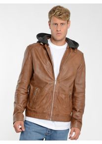 Maze Herren Lederjacke "42020525", braun, Gr. XL, Obermaterial: 100% Leder, Lamm / Futter: 100% Baumwolle / Ärmelfutter: 100% Polyester, Jacken