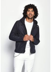 Maze Herren Lederjacke "Baton", blau, Gr. XL, Obermaterial: 100% Lammleder/ Innenmaterial 100% Baumwolle / Ärmelfutter: 100% Polyester, Jacken