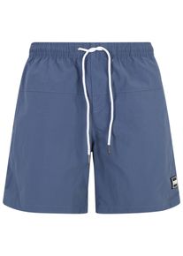 Urban Classics Herren Badeshorts "Urban Classics Herren Block Swim Shorts", blau, Gr. S, 100% Polyamid, Badehosen