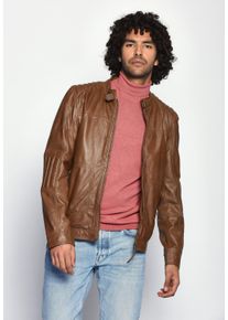 Maze Herren Lederjacke "71Jack", braun, Gr. XXXL, Obermaterial: 100% Lammleder / Futter: 100% Baumwolle / Ärmelfutter: 100% Polyester, Jacken