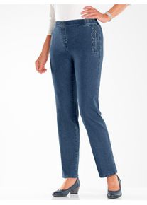 Classic Basics Damen Bequeme Jeans, blau, Gr. 28, unifarben, 81% Baumwolle, 17% Polyester, 2% Elasthan, Jeans