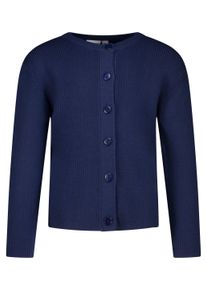 SALT & PEPPER SALT AND PEPPER Herren Strickjacke, blau, Gr. 110, unifarben, 65% Baumwolle, 35% Polyester, Strickjacken, mit großen Knöpfen