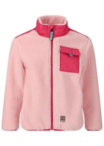 ZIGZAG Kinder Fleecejacke "Veros", rosa, casual, Gr. 110, unifarben, 100% Polyester, Jacken, aus weichem und dehnbarem Material