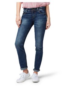 Tom Tailor Damen Straight-Jeans "Alexa Straight", blau, casual, Gr. 33, unifarben, Denim/Jeans, Obermaterial: 98% Baumwolle, 2% Elasthan, Jeans, in