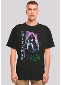F4NT4STIC Herren T-Shirt "The Witcher Tied By Destiny", schwarz, casual, Gr. XXXL, Obermaterial: 100% Baumwolle, Shirts, Premium Qualität
