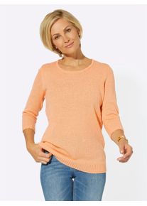 Classic Basics Damen 3/4 Arm-Pullover "Pullover", rot, Gr. 54, unifarben, 100% Polyacryl, Pullover