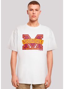 F4NT4STIC Herren T-Shirt "Sex Education Moordale Cracked M", weiß, casual, Gr. XL, Obermaterial: 100% Baumwolle, Shirts, Premium Qualität