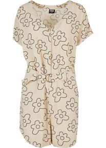 Urban Classics Damen Jumpsuit "Urban Classics Damen Ladies Short Viscose Belt Jumpsuit", grün, Gr. XL, 100% Viskose, Overalls