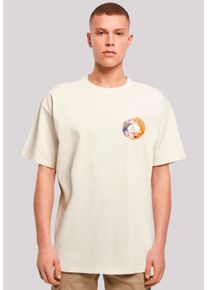F4NT4STIC Herren T-Shirt "Pinocchio Sundowner", beige, casual, Gr. XS, Obermaterial: 100% Baumwolle, Shirts, Retro, Heroes of Childhood, TV Serie