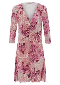Uta Raasch - Kleid mit V-Ausschnitt, rosé, Gr. 36 / S