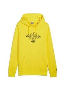 Hoodie Puma "Borussia Dortmund ftblCULTURE Herren" Gr. L, gelb (faster schwarz) Herren Sweatshirts