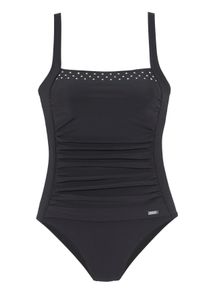 Lascana Große Größen Badeanzug Gr. 48B schwarz für Damen
