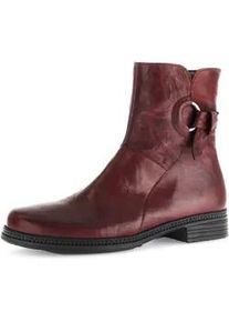 Stiefelette Gabor Gr. 36, rot (dunkelrot) Damen Schuhe Blockabsatz, Boots, Businesschuh mit Best Fitting Funktion