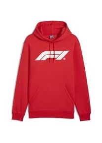 Hoodie Puma "F1 ESS Logo Fleece Herren" Gr. M, rot (pop rot) Herren Sweatshirts