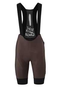 Gonso Damen Fahrradhose "SQlab GO BIB W", braun, Gr. 44, 80% Polyamid. 20% Elastan, Hosen, Damen Radhose, Sitzpolster und Träger, moderne Radlerhose,