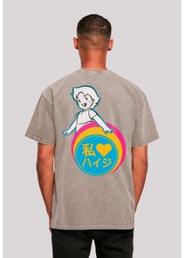F4NT4STIC Herren T-Shirt "Heidi Heroes of Childhood", grau, casual, Gr. XL, Obermaterial: 100% Baumwolle, Shirts, Nostalgie, Retro Print, Kinderserie