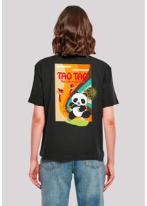 F4NT4STIC Damen T-Shirt "Tao Tao Heroes of Childhood", schwarz, casual, Gr. S, Obermaterial: 100% Baumwolle, Shirts, Nostalgie, Retro Print,