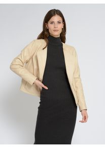 Maze Damen Lederblazer "42021220", weiß, Gr. L, Obermaterial: 100% Lammleder / Futter: 100% Viskose / Ärmelfutter: 100% Polyester, Blazer