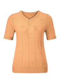 Classic Basics Damen V-Ausschnitt-Pullover "Pullover", rot, Gr. 40, unifarben, 100% Polyacryl, Pullover
