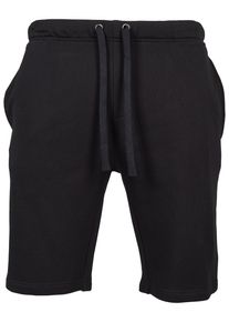 Urban Classics Herren Stoffhose "Urban Classics Herren Basic Sweatshorts", schwarz, Gr. XL, unifarben, 100% Baumwolle, Hosen