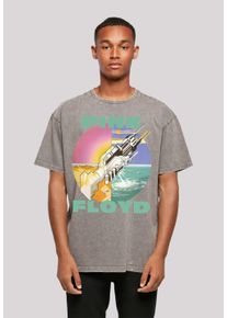 F4NT4STIC Herren T-Shirt "Pink Floyd Oversize T-Shirt", grau, casual, Gr. XS, Obermaterial: 100% Baumwolle, Shirts, Print