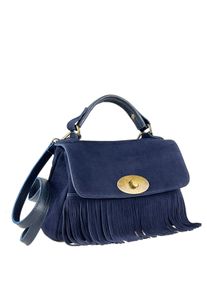 Damen Umhängetasche "Wild", Collezione Alessandro, blau, Leder, Taschen, aus echtem Leder