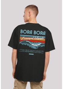 F4NT4STIC Herren T-Shirt "Bora Bora Leewards Island", schwarz, casual, Gr. M, Obermaterial: 100% Baumwolle, Shirts, Print