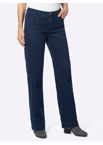 Classic Basics Damen Bequeme Jeans, blau, Gr. 24, unifarben, 81% Baumwolle, 17% Polyester, 2% Elasthan, Jeans