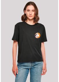F4NT4STIC Damen T-Shirt "Pinocchio Sundowner", schwarz, casual, Gr. XS, Obermaterial: 100% Baumwolle, Shirts, Retro, Heroes of Childhood, TV Serie