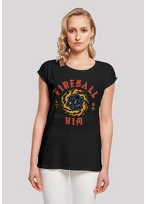 F4NT4STIC Damen T-Shirt "Stranger Things Fireball Dice 86", schwarz, casual, Gr. XXXL, Obermaterial: 100% Baumwolle, Shirts, Premium Qualität