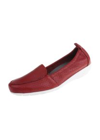 Natural Feet Damen Mokassin "Adela", Gr. 36, rot, Leder, casual, Schuhe, mit stoßhemmender Sohle