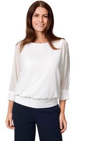 Damen Langarmshirt "Hermann Select", weiß, casual, Gr. 40, HERMANN LANGE Collection, Obermaterial: 100% Polyester, Shirts
