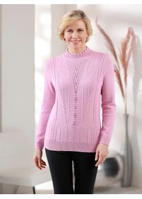 CLASSIC Damen Strickpullover "Pullover", rosa, Gr. 38, unifarben, 50% Viskose, 28% Polyester, 22% Polyamid, Pullover