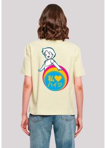F4NT4STIC Damen T-Shirt "Heidi Kopf Motiv Heroes of Childhood", gelb, casual, Gr. XS, Obermaterial: 100% Baumwolle, Shirts, Nostalgie, Retro, Heroes