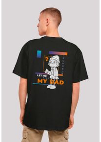 F4NT4STIC Herren T-Shirt "Heroes of Childhood Pinocchio Let Me Ask My Dad", schwarz, casual, Gr. M, Obermaterial: 100% Baumwolle, Shirts, Retro,