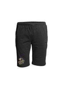 Herren Shorts "EAGLE", schwarz, casual, Gr. XXL, Ahorn Sportswear, bedruckt, 100% Baumwolle, Hosen, mit modischem Print