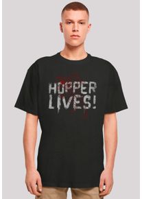 F4NT4STIC Herren T-Shirt "Stranger Things Hoppers Live", schwarz, casual, Gr. XS, Obermaterial: 100% Baumwolle, Shirts, Premium Qualität