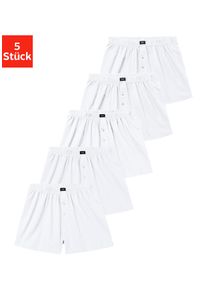 H.I.S. H.I.S Herren Weiter Boxer "Herren Boxer", Gr. 3, weiß, Jersey, Obermaterial: 95% Baumwolle, 5% Elasthan, unifarben, Unterhosen, weite Passform,