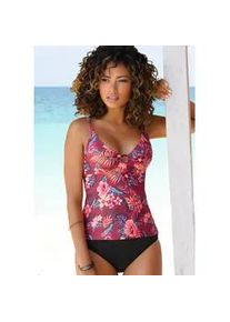 Tankini-Top s.Oliver "Marika" Gr. 40, Cup A/B, rot (rostrot-bedruckt) Damen Bikini-Oberteile mit drei Tragevarianten