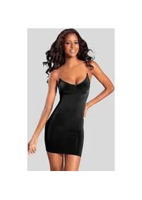 Shaping-Kleid Lascana Gr. L (42/44), N-Gr, schwarz Damen Kleider SEAMLESS mit transparenten Trägern, Shape wear, Basic